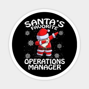 Santas Favorite Operations Manager Christmas Magnet